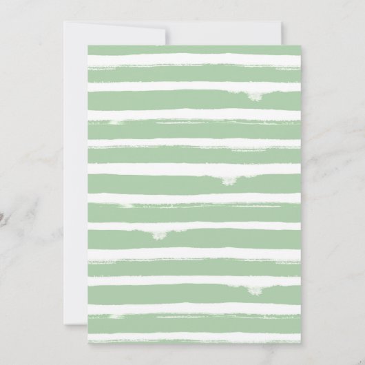 One A-Saurus Boy Dinosaur 1st Birthday Invitation Kaart (Achterkant)