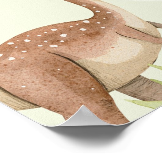 One-a-Saurus Dinosaur 1st Birthday Welcome Poster (Hoek)