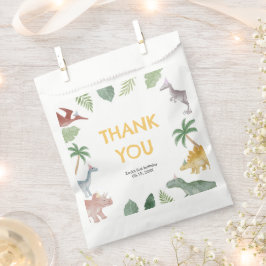 One A Saurus Dinosaur Boy Birthday Favor Bags Bedankzakje
