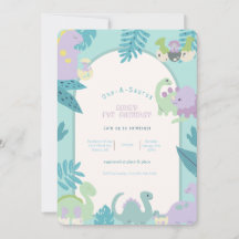 One-a-Saurus Dinosaurus Verjaardag