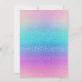 One-A-Saurus Paarse Dinosaurus Meisje Eerste Verja Kaart (Achterkant)