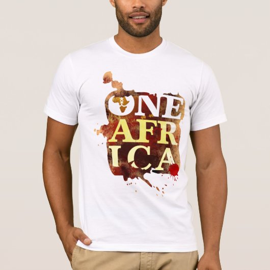 One Africa Grunge T-shirt (Voorkant)