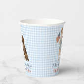 One All American Boy - Dog - Red White & Two Papieren Bekers (Rechts)