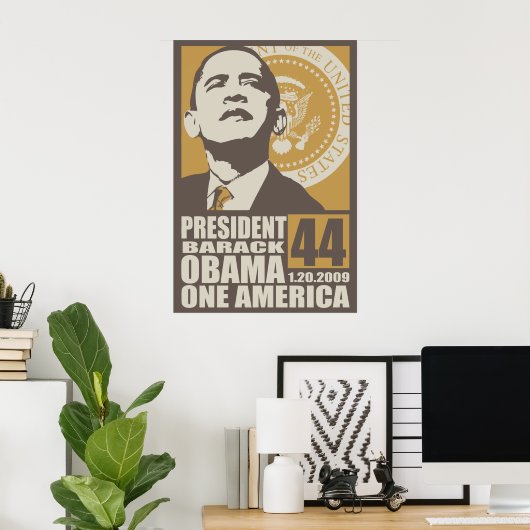 One America Inauguration Poster (Thuiskantoor)