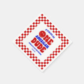 One American Dude 4 juli 1 Verjaardagsfeestje Servet (Hoek)