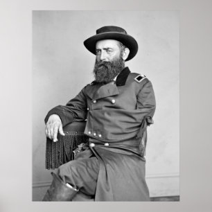 One-Armed Civil War Officer, 1860's Poster