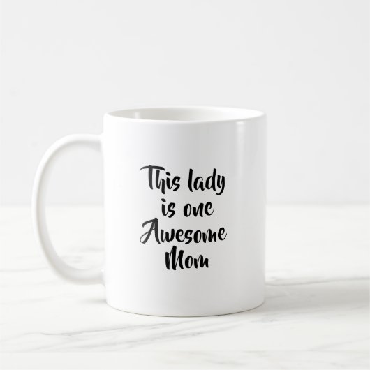 One Awesome Mom Funny Koffiemok (Links)