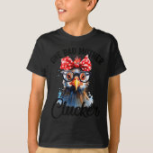 One Bad Mother Clucker Funny Chicken T-shirt (Voorkant)
