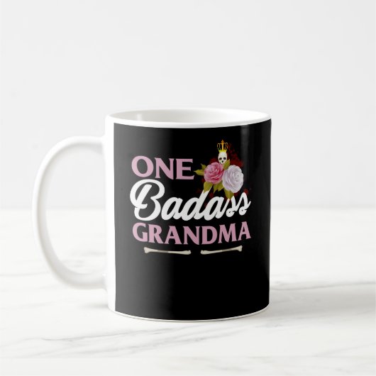 One Badass Grandma Funny Grandma Gift Koffiemok (Links)