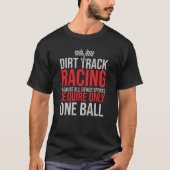 One Ball | Funny Men’s Racing T-Shirt (Voorkant)