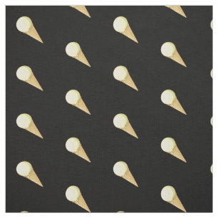 One Ball Ice Cream Cone Patroon Stof