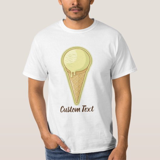 One Ball Ice Cream Cone T-shirt (Voorkant)