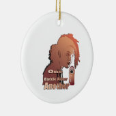 One Battle After Another – Cinematic Movie-Inspire Keramisch Ornament (Rechts)