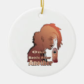 One Battle After Another – Cinematic Movie-Inspire Keramisch Ornament (Voorkant)