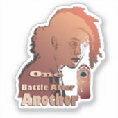 One Battle After Another – Cinematic Movie-Inspire Sticker (Voorkant)