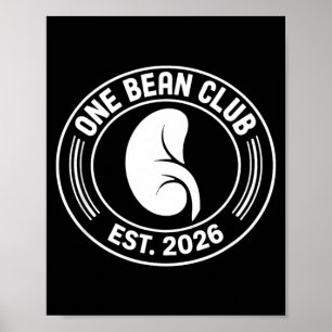 One Bean Club 2026 Nierdonor Transplantatie Poster