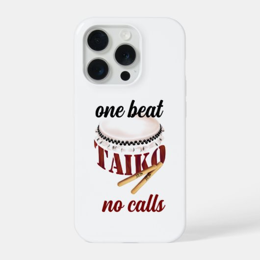 One beat no calls Telefoonhoes iPhone Hoesje (Achterkant)