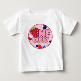 One Berry Sweet Girl Eerste Verjaardag T-shirt