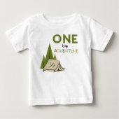 ONE big Adventure first birthday baby shirt (Voorkant)