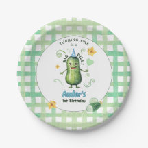 One Big Dill Pickle First Birthday Blue
