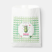 One Big Dill Pickle First Birthday Pink Bedankzakje (Voorkant)