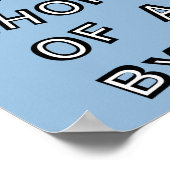 One Bit Short Computer Programmer Poster (Hoek)