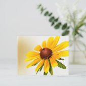 One Black-Eyed Susan Blossom Briefkaart (Staand voorkant)