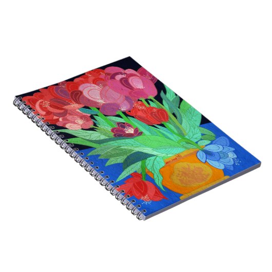 One Blue Tulip Notitieboek (Rechterzijde)