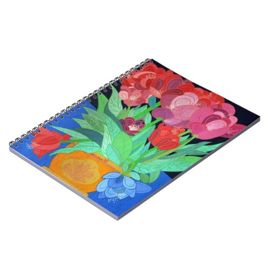 One Blue Tulip Notitieboek (Linkerzijde)