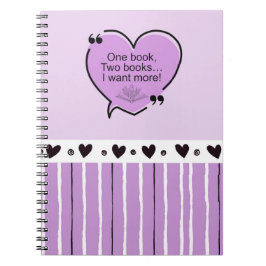 One Book, Two Books... I Want More!  Notebook Notitieboek