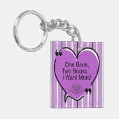 One Book, Two Books I Want More! Sleutelhanger (Voorkant Links)