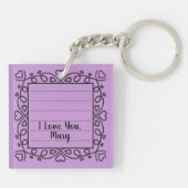 One Book, Two Books I Want More! Sleutelhanger (Achterkant)