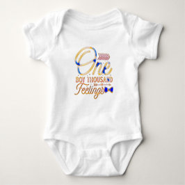 One Boy Thousand Feelings Baby Bodysuit