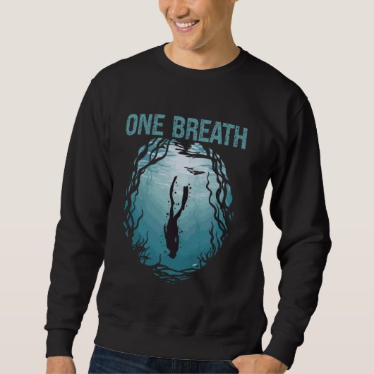 One Breath Freediving Enthusiast Trui (Voorkant)