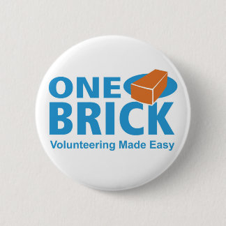 One Brick Logo Pin Ronde Button 5,7 Cm