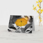 "One Bright Spot" Ik mis je op maat Kaart (Gele Bloem)