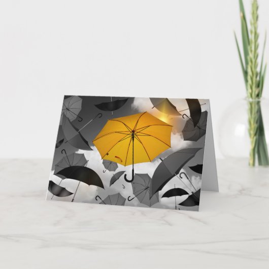 "One Bright Spot" Ik mis je op maat Kaart (Voorkant)