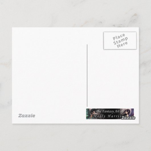 One Bubble Mermaid Briefkaart (Achterkant)