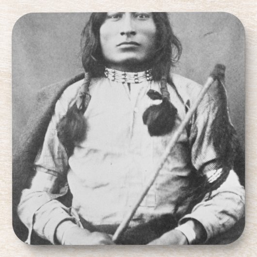 One Bull Warrior, 1882 (foto) Onderzetter (Voorkant)