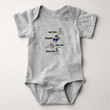 One Can Toekan Rode Kan Blauwe Kan Baby Body