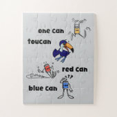 One Can Toucan Red Can Blue Can 30 Piece Puzzle Legpuzzel (Verticaal)