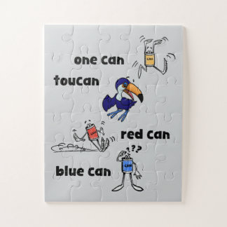 One Can Toucan Red Can Blue Can 30 Piece Puzzle Legpuzzel