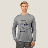 One Can Toucan Red Can Blue Can Men LS Shirt (Voorkant)