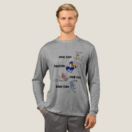 One Can Toucan Red Can Blue Can Men LS Shirt