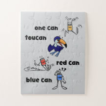 One Can Toucan Rode Blik 30-delige Puzzel