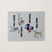 One Can Toucan Rode Blik Blauw Blik 110-delige Puz Legpuzzel (Horizontaal)