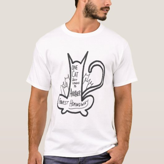 One Cat Just Leads to Another T-shirt (Voorkant)