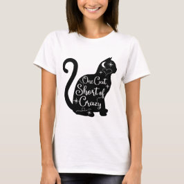 One Cat Short van Gek TShirt Vrouw