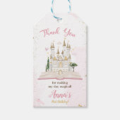 One-ce Upon A Time Princess 1st Birthday Party Cadeaulabel (Voorkant)