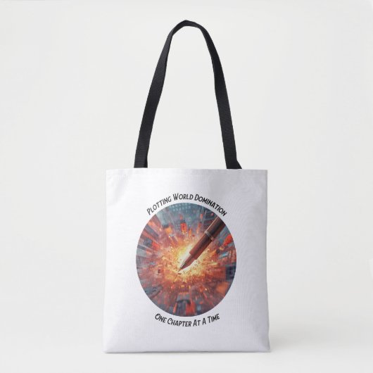 One Chapter At A Time Totebag Tote Bag (Voorkant)